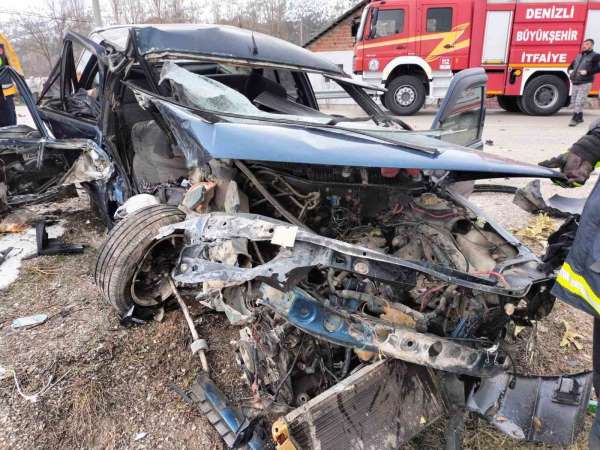 Denizli'de zincirleme trafik kazasında 3 kişi yaralandı