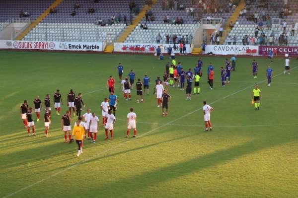 Balıkesirspor - Afjet Afyonspor hazırlık maçında gerginlik 