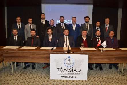TÜMSİAD Konya Şubesinde yeni yönetim göreve başladı 