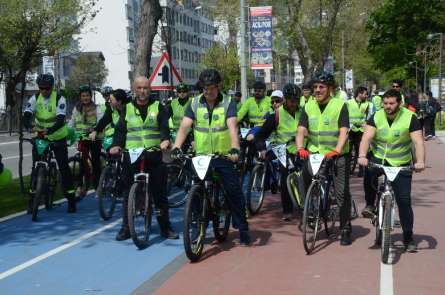 Yeşilay'dan geleneksel bisiklet turu 