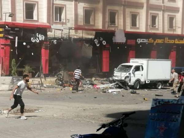 Afrin'de patlama: 1 ölü, 4 yaralı 