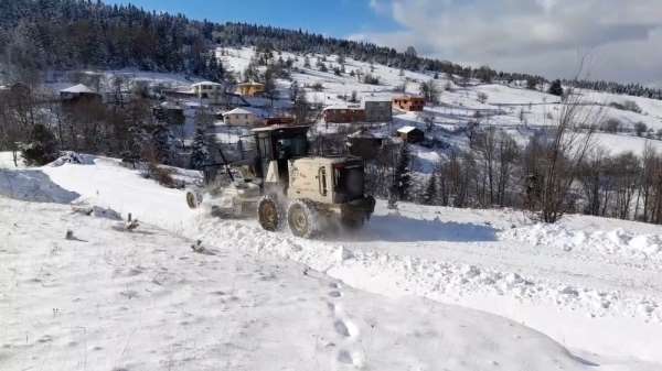 Sinop'ta 6 köy yolu kapalı 