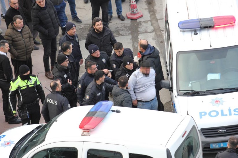 Samsun'da gergin anlar: 1 yaralı, 6 gözaltı