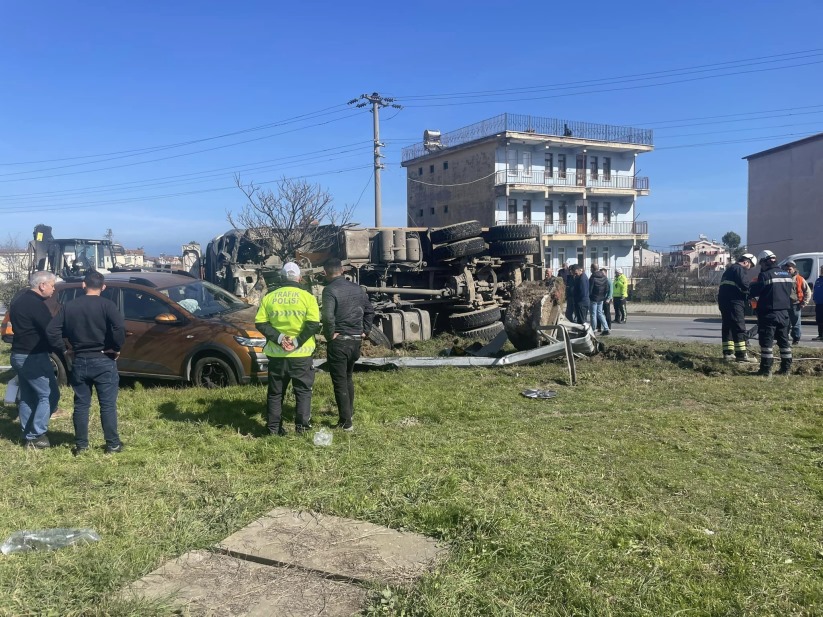 Samsun'un Atakum İlçesi'nde feci kaza