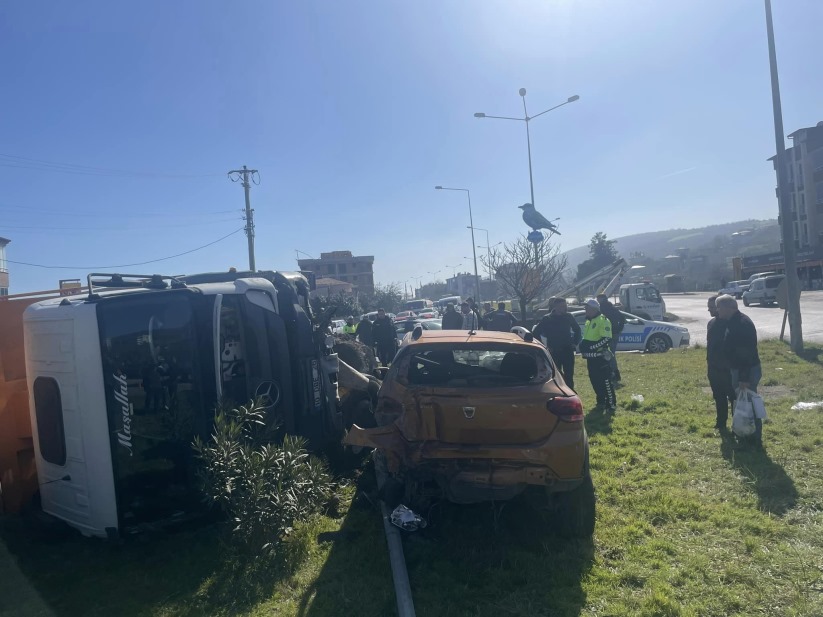 Samsun'un Atakum İlçesi'nde feci kaza