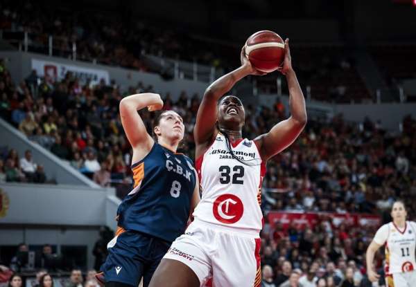 FIBA Kadınlar Avrupa Ligi: Casademont Zaragoza: 57 - ÇBK Mersin: 56
