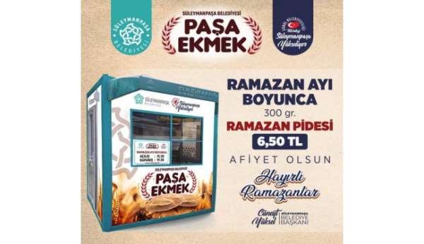 Belediyeden ucuza Ramazan pidesi