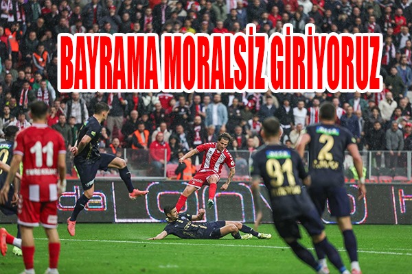 Bayrama Moralsiz Giriyoruz