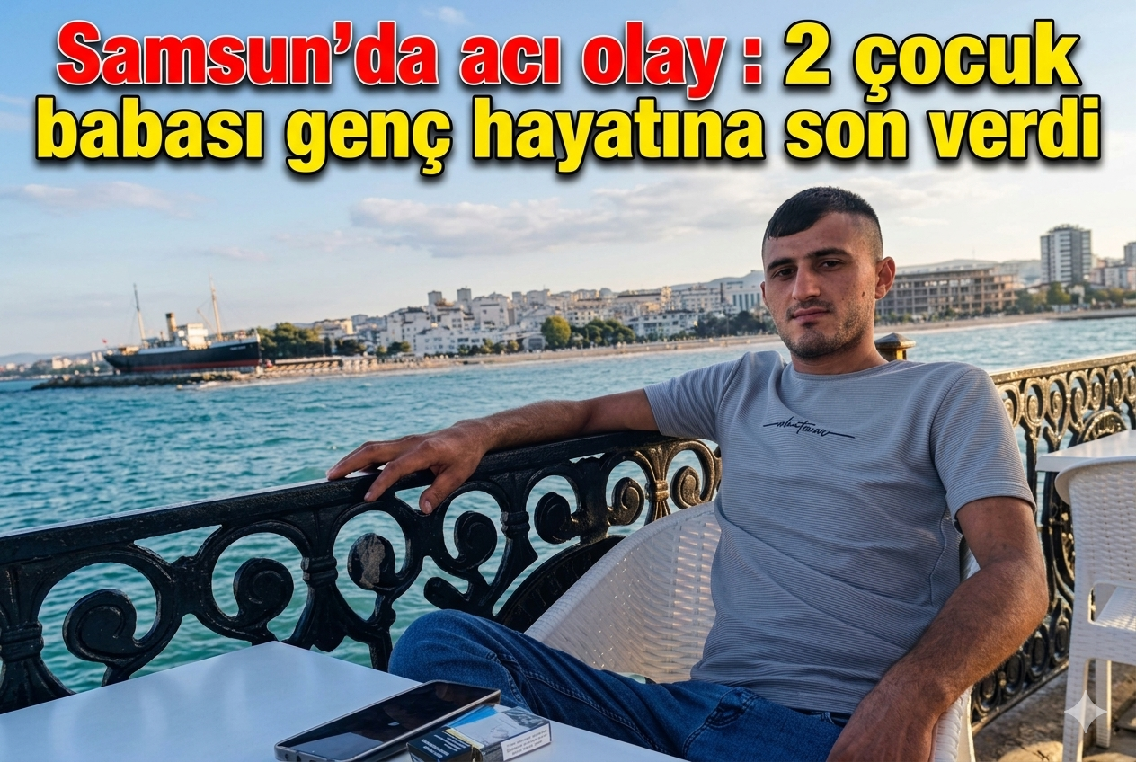 Samsun'da acı olay: 2 çocuk babası şahıs intihar etti