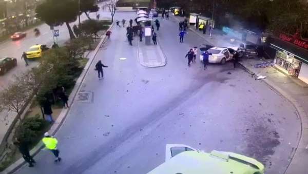 Beşiktaş'taki feci kazanın görüntüleri ortaya çıktı 