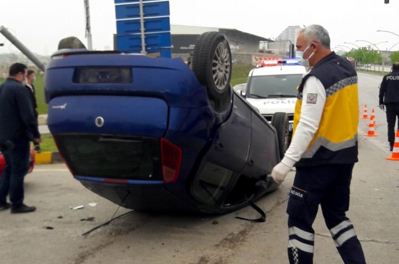 Samsun'da trafik kazaları