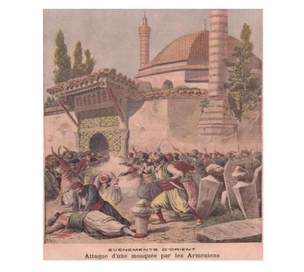 Diyarbakır'da 1895 yılında Ermeni komitelerin saldırısı sonucu 8 cami yakılarak kanlı Cuma yaşandı