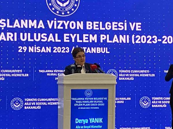 Aile ve Sosyal Hizmetler Bakanı Derya Yanık: '7 yılda toplam 39 milyon TL kaynakla 128 bin 148 yaşlıya ulaşıld - İstanbul haber