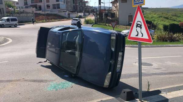 Bandırma'da trafik kazası: 1 yaralı - Balıkesir haber