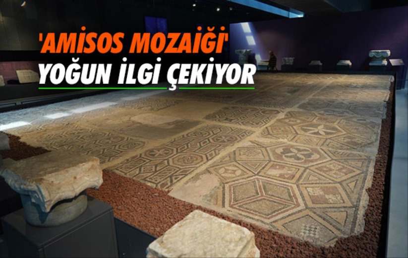 Samsun'daki 'Amisos Mozaiği' yoğun ilgi çekiyor