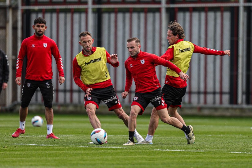 Samsunspor, Eyüpspor hazırlıklarını sürdürdü