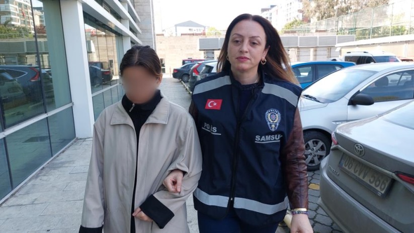 Samsun'da mağazadan mont çalan üniversiteli kız gözaltına alındı