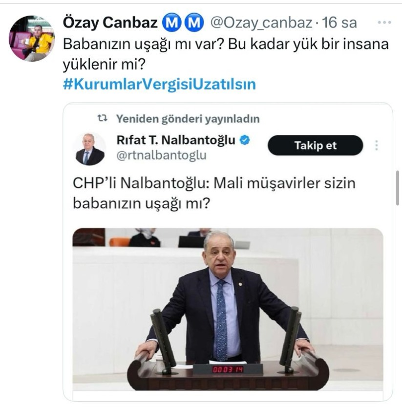 Kurumlar Vergisi uzatılsın etkinliği için 153 bin tweet