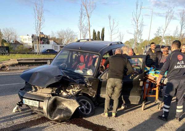 Ordu'da trafik kazası: 1 yaralı