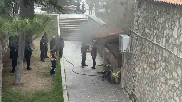 Tokat'ta 8 asırlık camide yangın çıktı