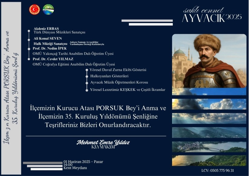 Ayvacık'ta 'Porsuk Bey'i anma etkinliği