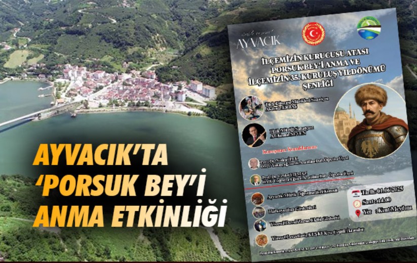 Ayvacık'ta 'Porsuk Bey'i anma etkinliği