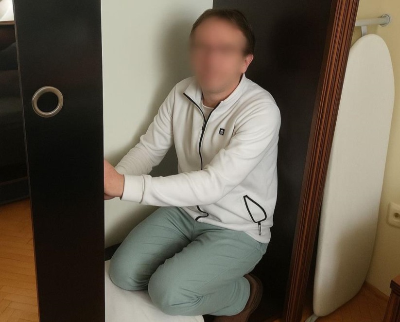 Samsun'da çeşitli suçlardan aranan şahıs saklandığı gardıropta yakalandı