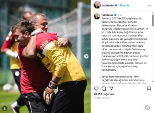 Fatih Terim'den Muslera'ya veda mesajı