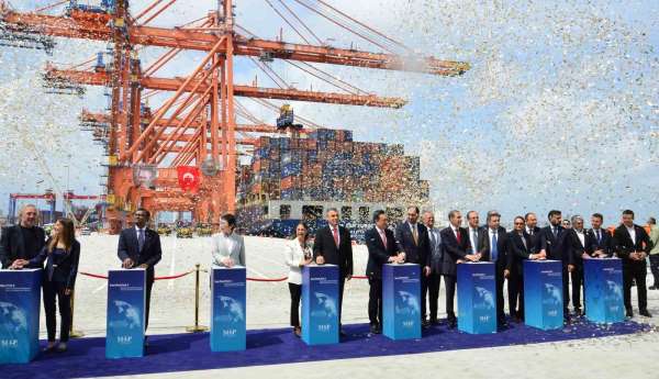 Mersin Limanı'nın genişleme projesinin ilk etabı törenle açıldı