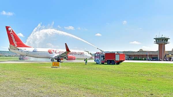 Corendon Airlines tarihinde ilk kez Zonguldak'a indi