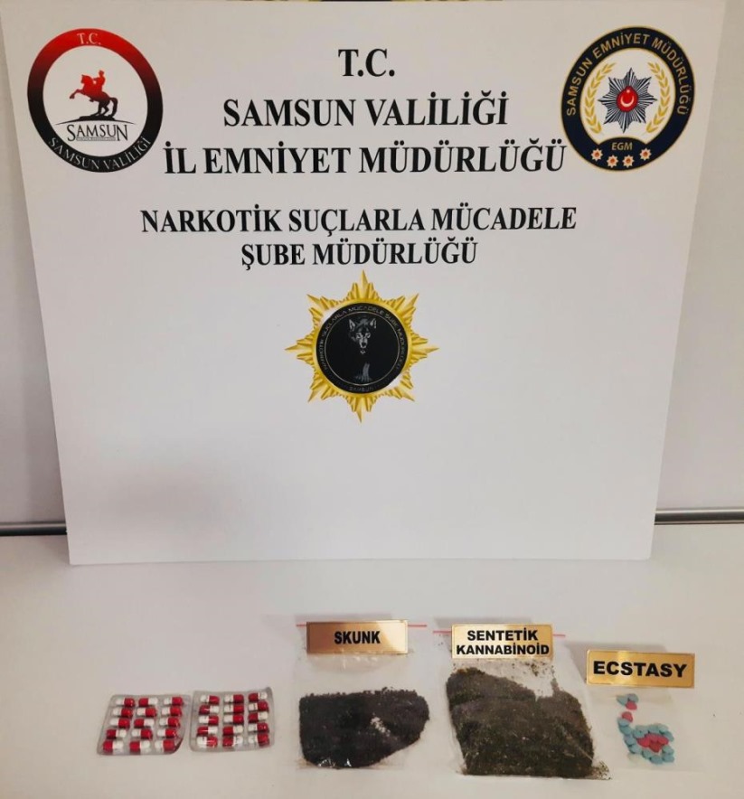 Samsun'da narkotik operasyonları: 17 kişi hakkında işlem yapıldı