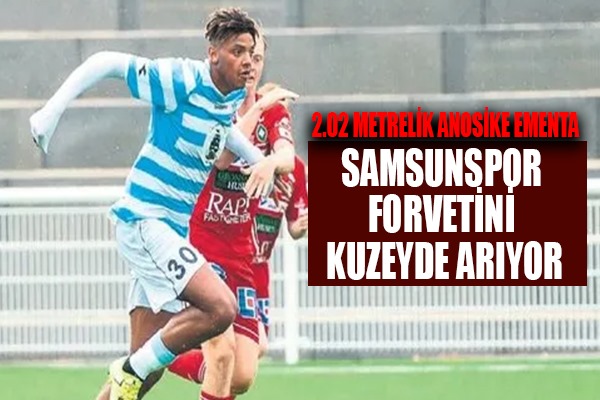 Samsunspor forvetini kuzeyde arıyor