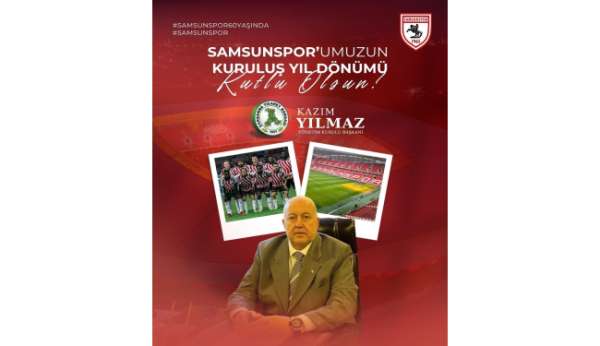 Samsunspor'un 60. yılına anlamlı kutlama: 'Şehrimizin ortak değeri'