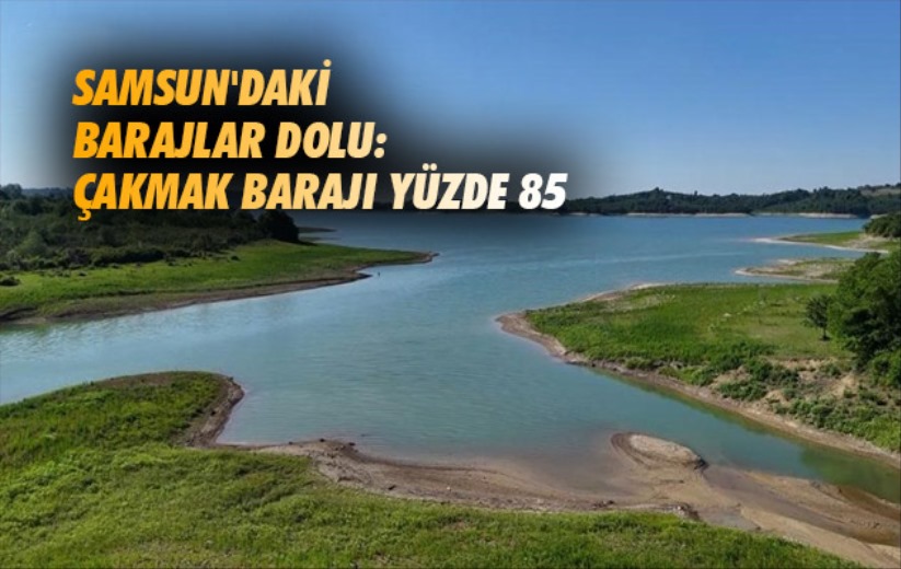 Samsun'daki barajlar dolu: Çakmak Barajı yüzde 85