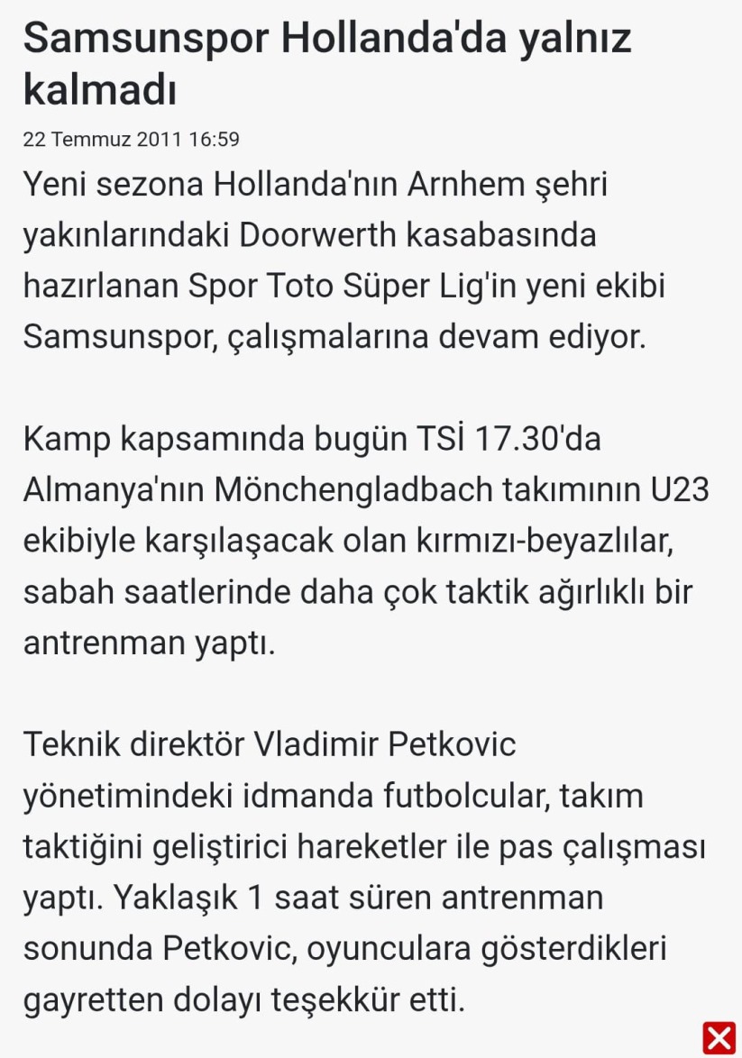 Avrupa'daki İlk Kamp Tepkisi