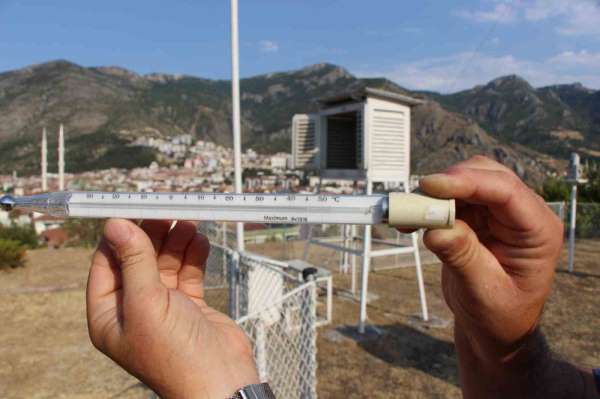 Amasya'da son 25 yılın sıcaklık rekoru kırıldı