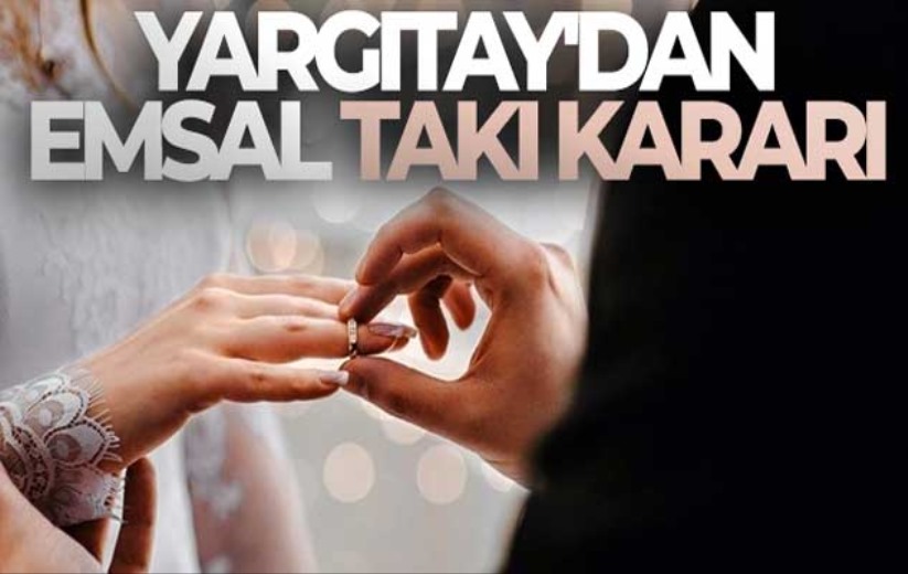Yargıtay'dan emsal takı kararı
