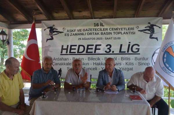 Sinop'ta 'hedef 3. Lig' kampanyası