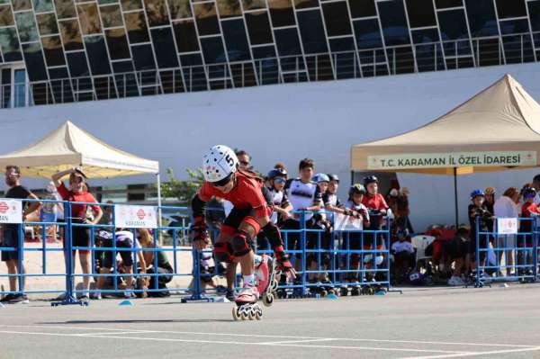 Karaman'da düzenlenen 'Tekerlekli Paten Türkiye Şampiyonası' başladı