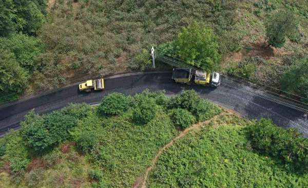 Ordu'da asfalt seferberliği devam ediyor