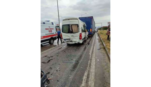 Amasya'da zincirleme kaza: 11 yaralı