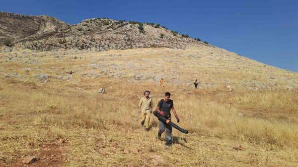 Diyarbakır'da yaklaşık 400 dönüm alanı küle çeviren yangın kontrol altına alındı