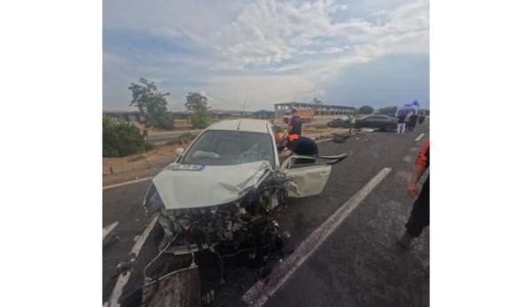 Elazığ'da trafik kazası: 2 yaralı