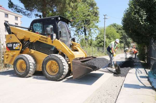 Atakum Belediyesi'nden 23 bin metrekarelik alanda asfalt onarımı 