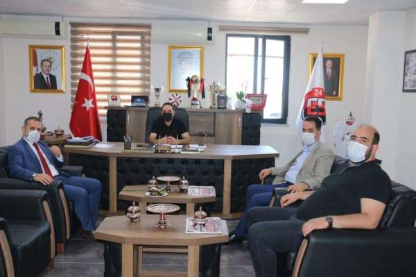 Milletvekili Çakır'dan 24Erzincanspora ziyaret 