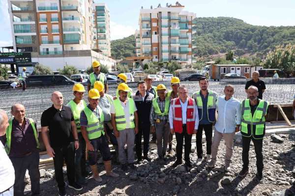 Kumluca Atatürk Stadyumu'nun temeli törenle atıldı