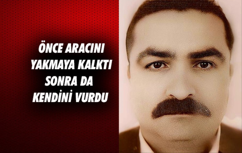 Samsun'da öne aracını yakmaya kalktı, sonra da kendini vurdu!