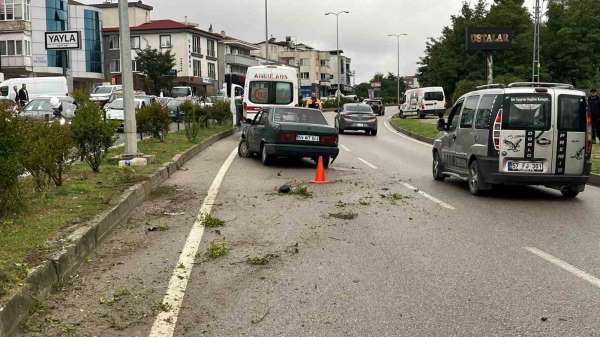 Sinop'ta 6 aracın karıştığı zincirleme kaza: 1 yaralı