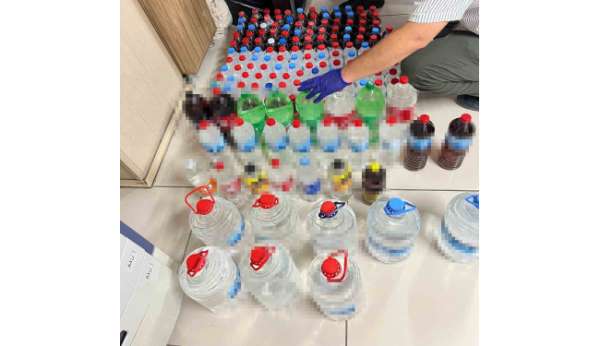 Tokat'ta sahte içki operasyonu: 2 gözaltı