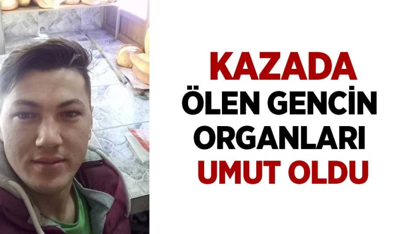 Kazada ölen gencin organları umut oldu